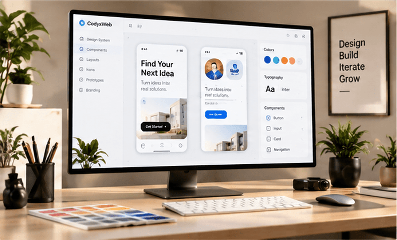 UI / UX design service preview